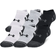 Under Armour Performance Tech No Show Socks 6-pack - Mod Gray/Jet Gray