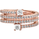 Pandora Triple Spiral Ring - Rose Gold/Transparent