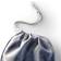Bonamaison Printed Cotton Bags with Drawstring Kitchen Storage