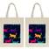 VAPOKF Reusable Grocery Tote Bag - Beige