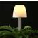 Metro Solar Path Light White/Milky Ground Lighting 28cm