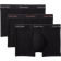 Calvin Klein Modern Cotton Stretch Low Rise Trunk 3-pack - Black/Silver/Red