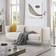 Willa Arlo Interiors Dreiling White Sofa 77.6" 3 Seater