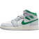 Nike Air Jordan 1 Mid GS - Summit White/Pure Platinum/Sail/Pine Green