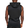 Leone 1947 Logo Hooded Sleeveless Sweatshirt - Black