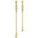 Maanesten Caro Earrings - Gold/Transparent