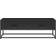 vidaXL Engineered Wood Black Sofabord 50x100cm