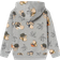 Name It Kid's Bored Monkey Hoodie - Grey Melange