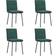 vidaXL 3315346 Dark Green Köksstol 83cm 4st