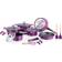 Royalty Line Cuisson Complète Effet Marbre 17 Pièces Tous Feux Violet Batterie de cuisine avec couvercle 13 Pièces