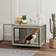 Pawhut Dog Crate Furniture on Wheels 80 x 56 x 62.5 cm