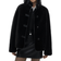 Mango Mozart Short Fur Effect Coat - Black