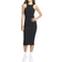 Nike Chill Knit Rib Midi Dress - Black