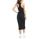 Nike Chill Knit Rib Midi Dress - Black