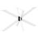 vidaXL 4013117 White Table Leg 73cm