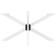 vidaXL 4013117 White Table Leg 73cm