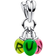Pandora Stranger Things Glow in The Dark Run Dangle Charm - Silver/Multicolour