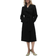 Mango Women's Belted Woolen Coat - Black