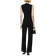 Mango Aty Long Jumpsuit with Crossover Detail - Black