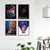 ARTERY8 NASA James Webb Space Telescope Exoplanet Travel Carina Nebula Cosmic Cliffs Deep Field Multicolour Poster 30.5x40.6cm 4pcs