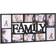 B2X Family Collage Black Photo Frame 72x36.5cm