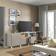 IKEA Bestå White/Hammersmith/Stubbarp Beige TV-bänk 240x74cm