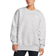 Under Armour Women's Icon Fleece Oversized Crew - Distant Gray Medium Heather/White
