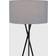 Latitude Run Misner Dark Grey/Black Floor Lamp 153cm