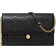 Tory Burch T Monogram Chain Wallet - Black