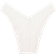 PINK Wink V-Front Brazilian Panty - Coconut White