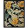 ARTERY8 Sunflowers Leafy Stalks Floral Black Framed Art 23.4x32.3cm