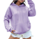 Shein EZwear Kangaroo Pocket Drop Shoulder Drawstring Thermal Lined Hoodie,Long Sleeve Tops