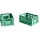 Hay Colour Crate Mini Dark Mint Storage Box 2pcs
