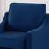 Ebern Designs Couch with Scooped Navy Sofa 74" 3 Seater