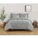 Truly Soft Solid Recycled Sustainable Bedspread Gray (264.2x228.6cm)
