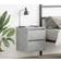vidaXL Wall-Mounted Cabinet Nightstand 38 x 34 x 40 cm Bedside Table
