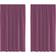 vidaXL Voile-gardiner Med Løkker 140x140 cm Lilla 2 Stk 140x140cm
