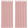 vidaXL Voile Curtains with Rod Pockets 2 pcs Pink