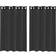 vidaXL Voile Gardiner Med Öljetter Set Of 2 140 x 175 cm