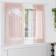 vidaXL Voile Gardiner Med Öglor 2 St Rosa 140x175 cm