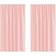 vidaXL Voile Gardiner Med Öglor 2 St Rosa 140x175 cm
