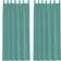 vidaXL Voile-Gardiner Med Stanglommer 2 Stk Turkis 140x225cm