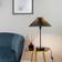 Heritage Hues Metal Black Table Lamp 43cm