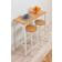 Hannah Home Noah White Barbord 40x100cm