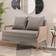 Bay Isle Home Loveseat Gray Sofa 46.7" 2 Seater