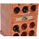 Home ESPRIT Poplar Brown Wine Rack 40x71cm