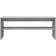 vidaXL 859123 Gray Sonoma TV Bench 100x40cm
