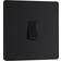 BG Evolve Matt Black Single Light Switch 20A 16AX 2 Way PCDMB12B