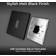 BG Evolve Matt Black Single Light Switch 20A 16AX 2 Way PCDMB12B