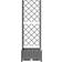 vidaXL Planter with Trellis